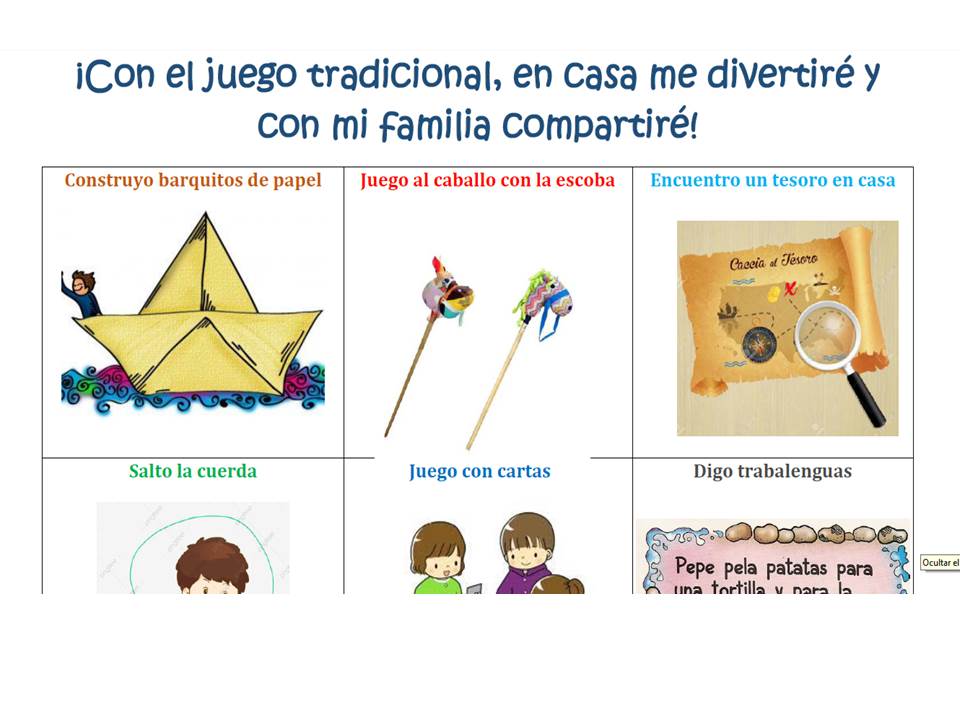 Es hora de sacar ese niño que llevamos dentro, ¿Jugamos?, ¿Te animas?!