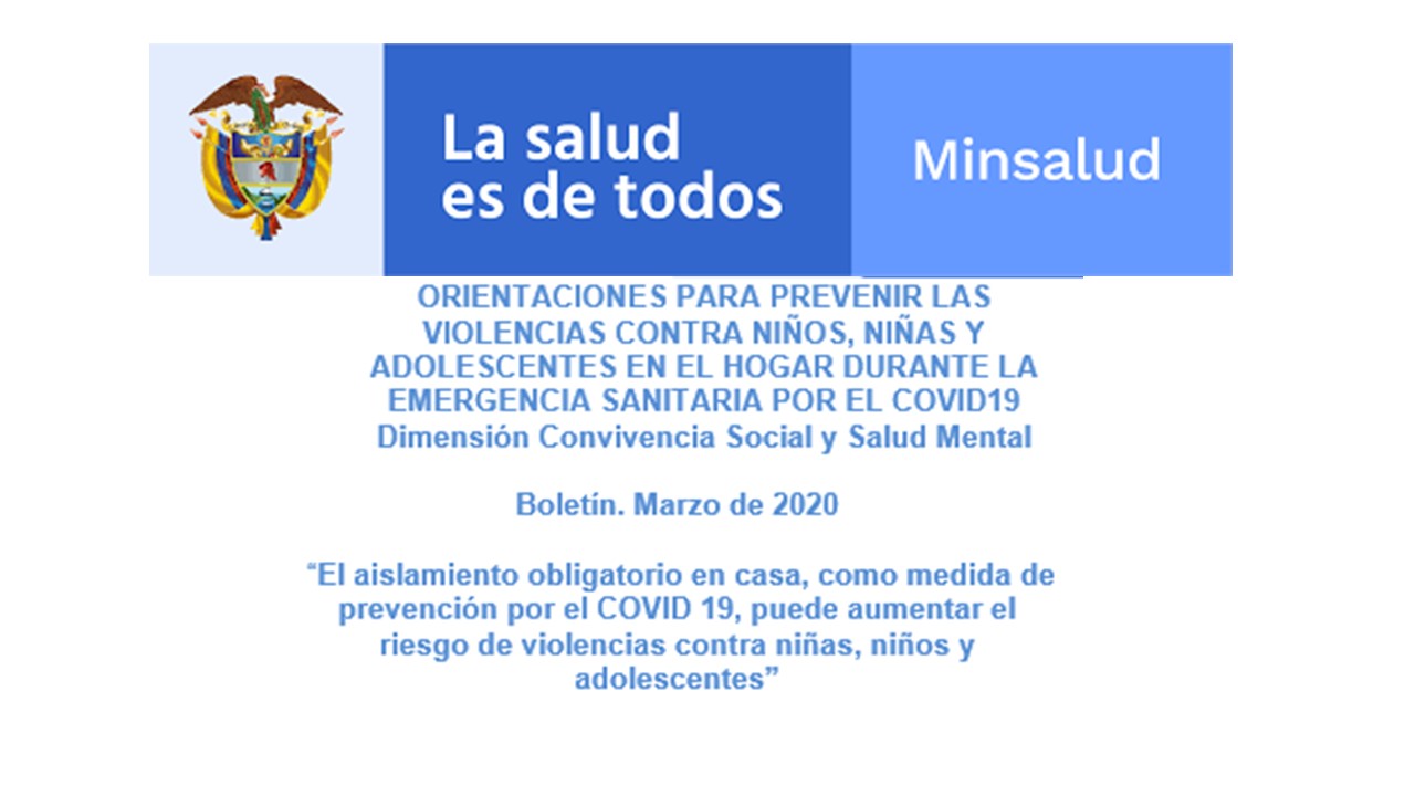 Recomendaciones del Ministerio de Salud para prevenir la violencia contra niños, niñas y adolescentes en el hogar