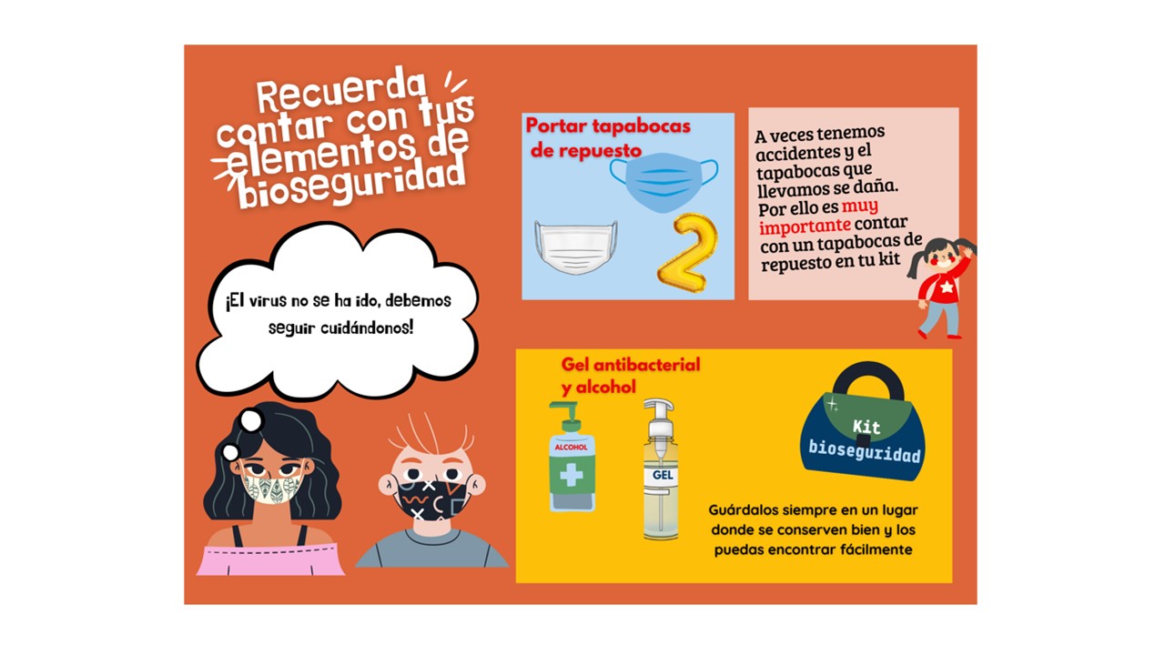 RECUERDA SEGUIR PORTANDO KIT BIOSEGURIDAD