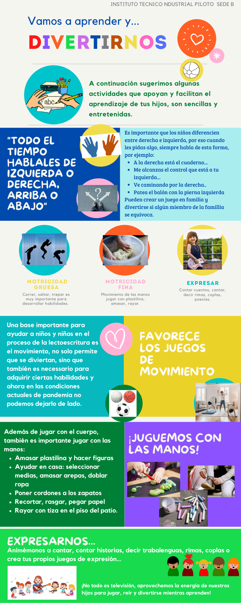 ¡Vamos a aprender y divertirnos!